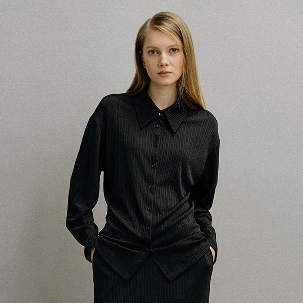 Amber Pleats Blouse_3color