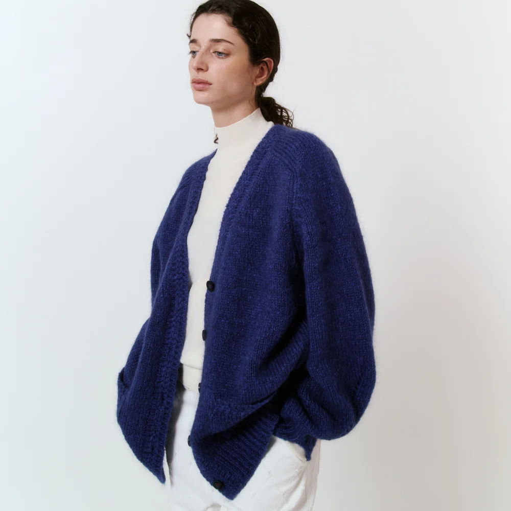 Maggie Grannie Cardigan (Blue)