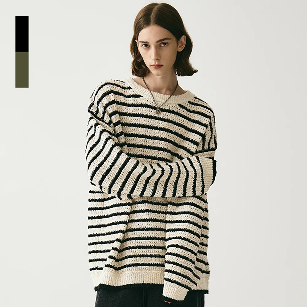 Didier Stripe Overfit Knit - 2COL