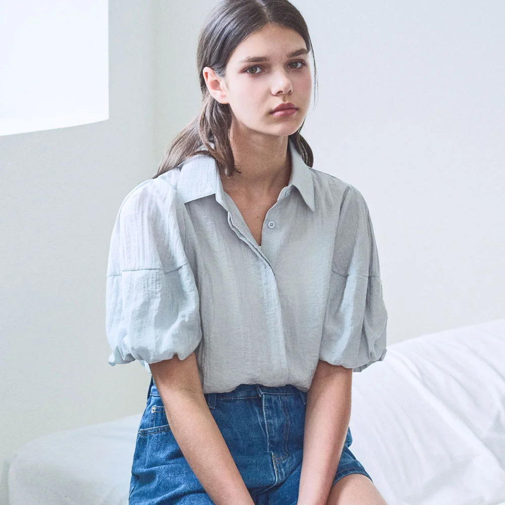 Roen volume puff blouse_2 Colors