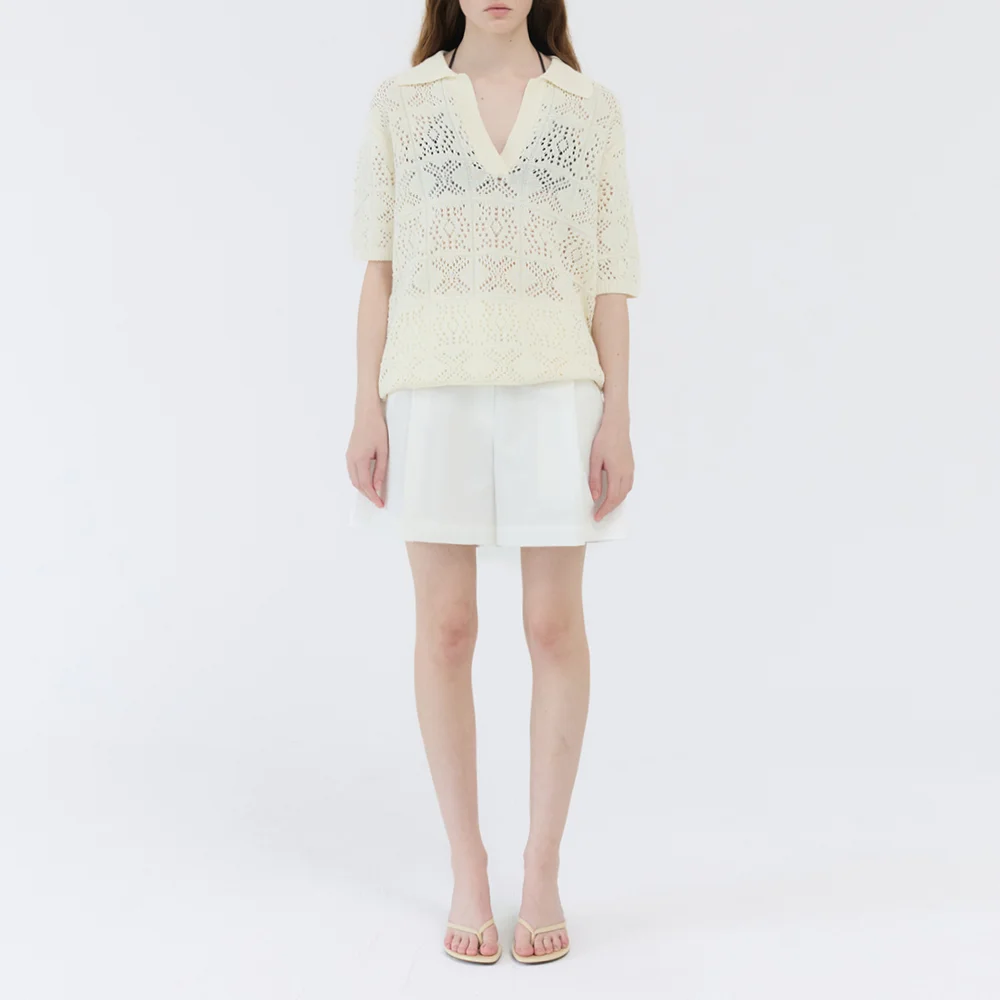 BERMUDA SHORTS / WHITE