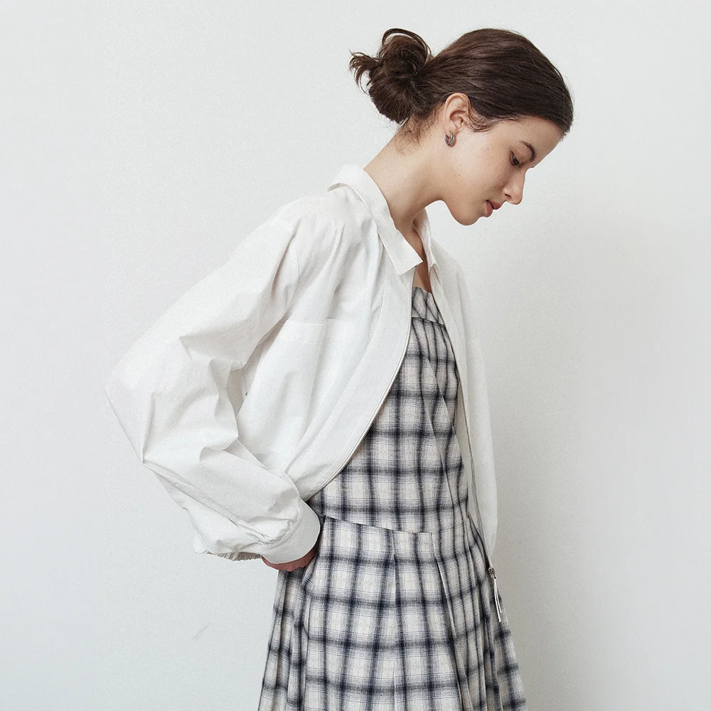 Out Pocket Shirt Jumper_White