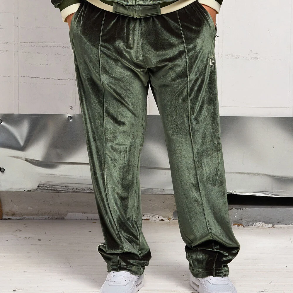 (M) 運動 褲子 絲絨 綠色 TRACK PANT GREEN