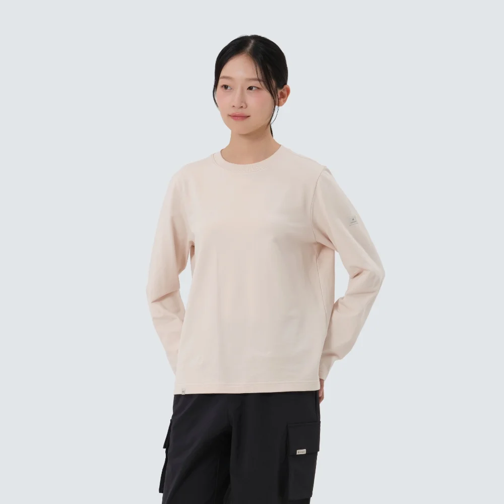 基本款 女裝 長袖 T恤 Peach (S25FWFTL11)