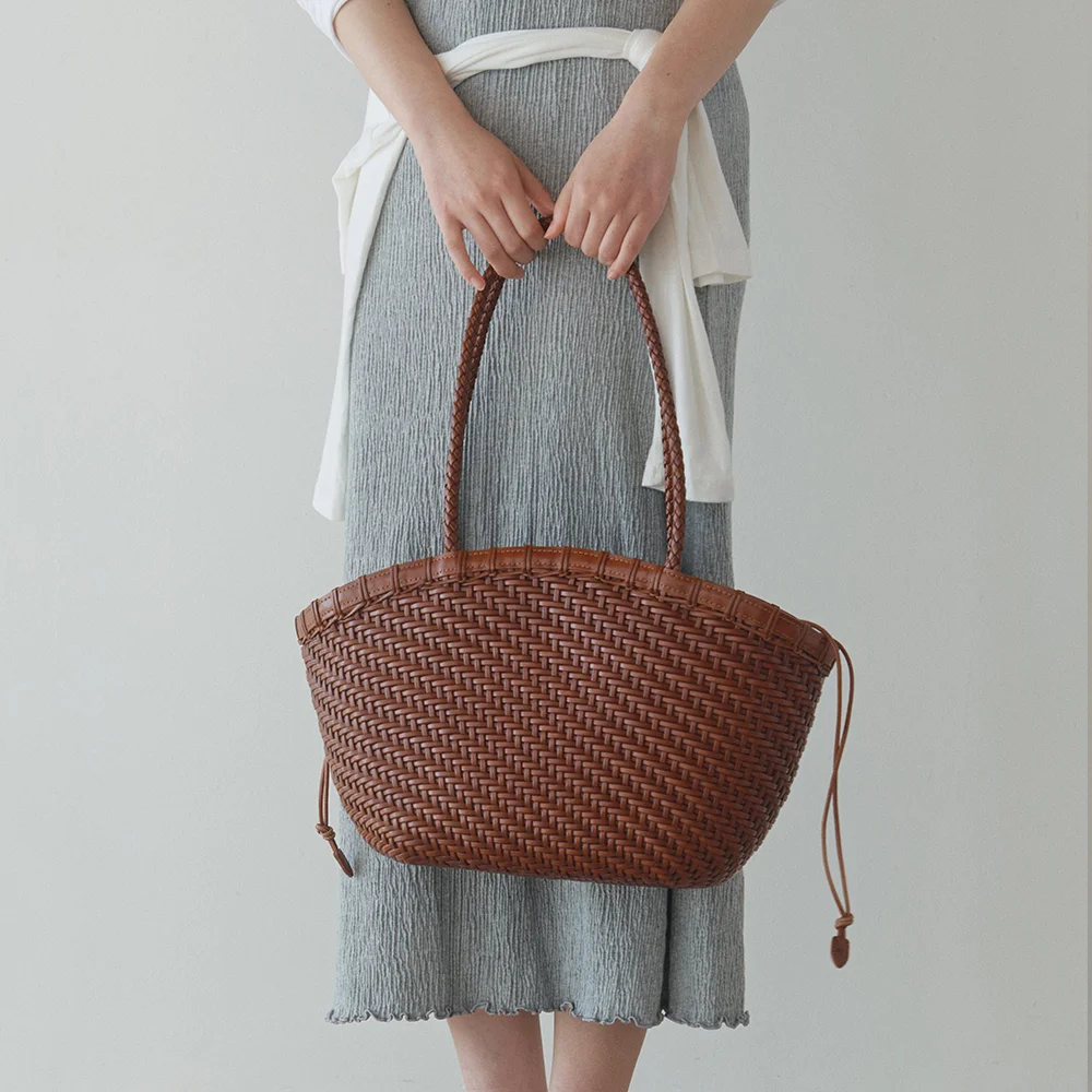 TWIG BASKET GRAND BAG (DRIED TAN)