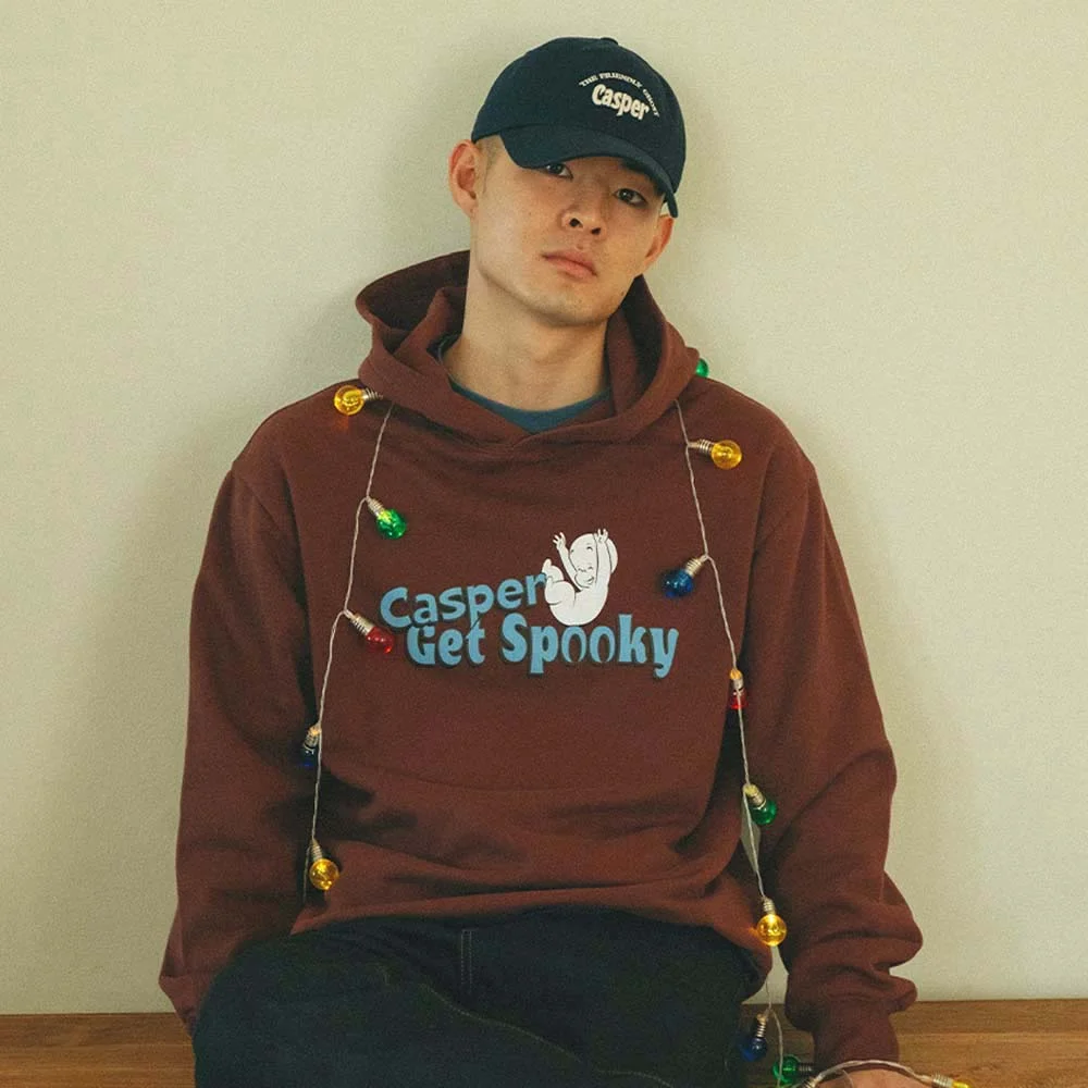 CASPER X PLAC Spooky Casper 連帽衫 T恤 啡色