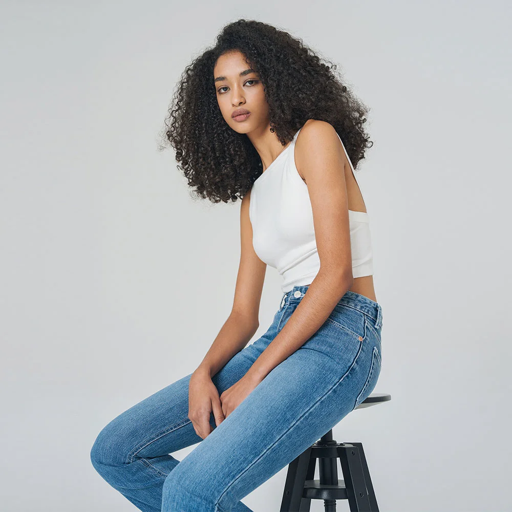 PAD BACKLESS TOP WHITE