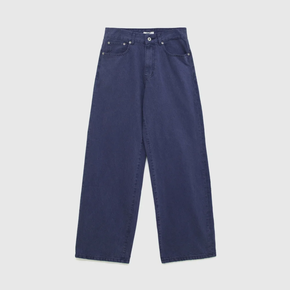 DP004 - Mid-Rise Wide Leg (Washed Blue)