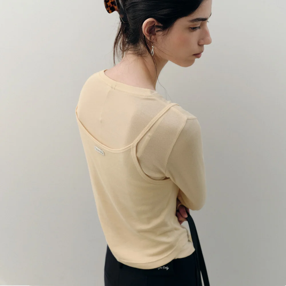 Asti Soft Layered Sleeveless (Butter)