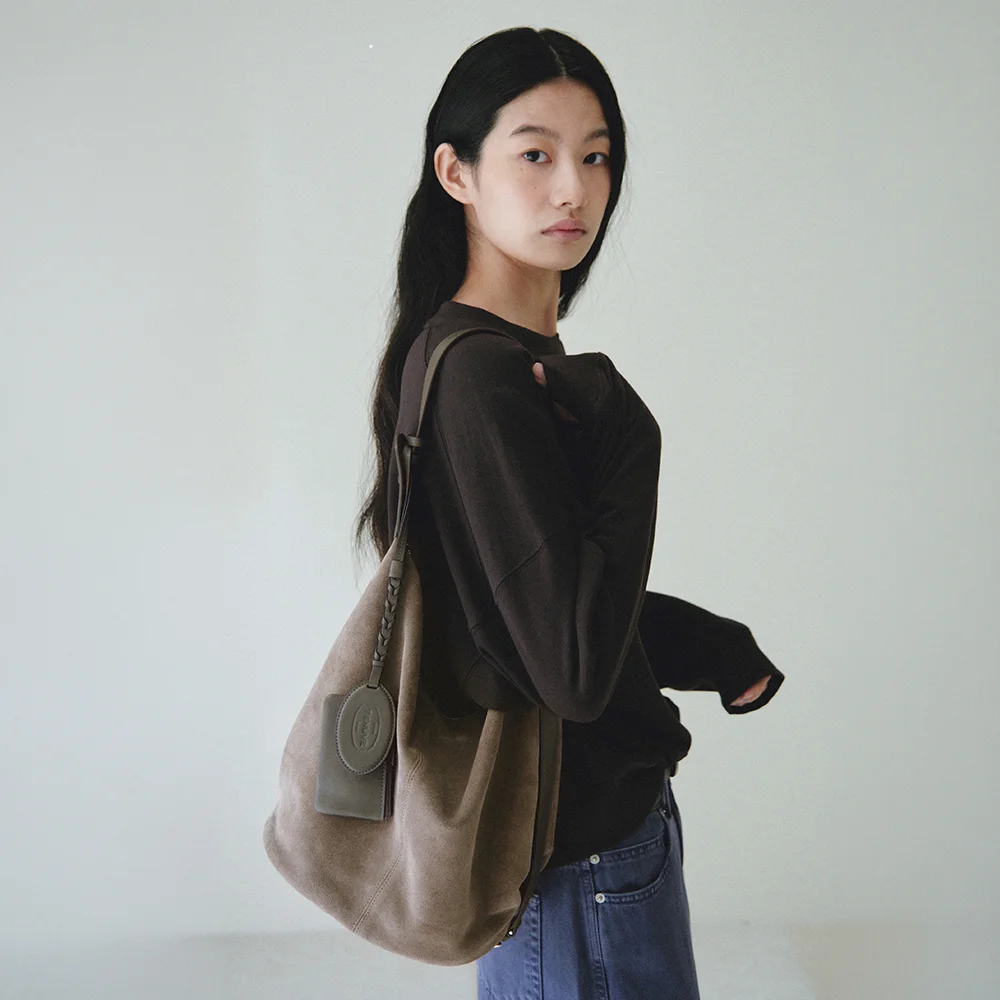 Tourer Shoulder Suede Grey F020_M4