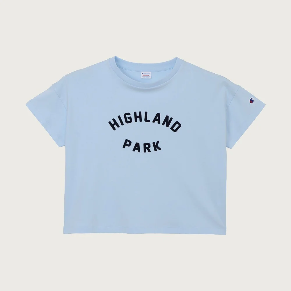 女裝 紐約 字母印花 短袖 T恤 Light Blue