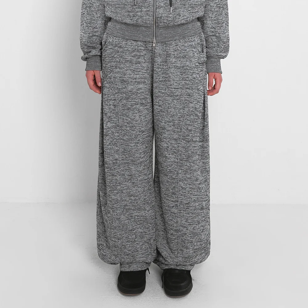 BRUSHED BOKASHI SWEATPANTS_MELANGE GREY