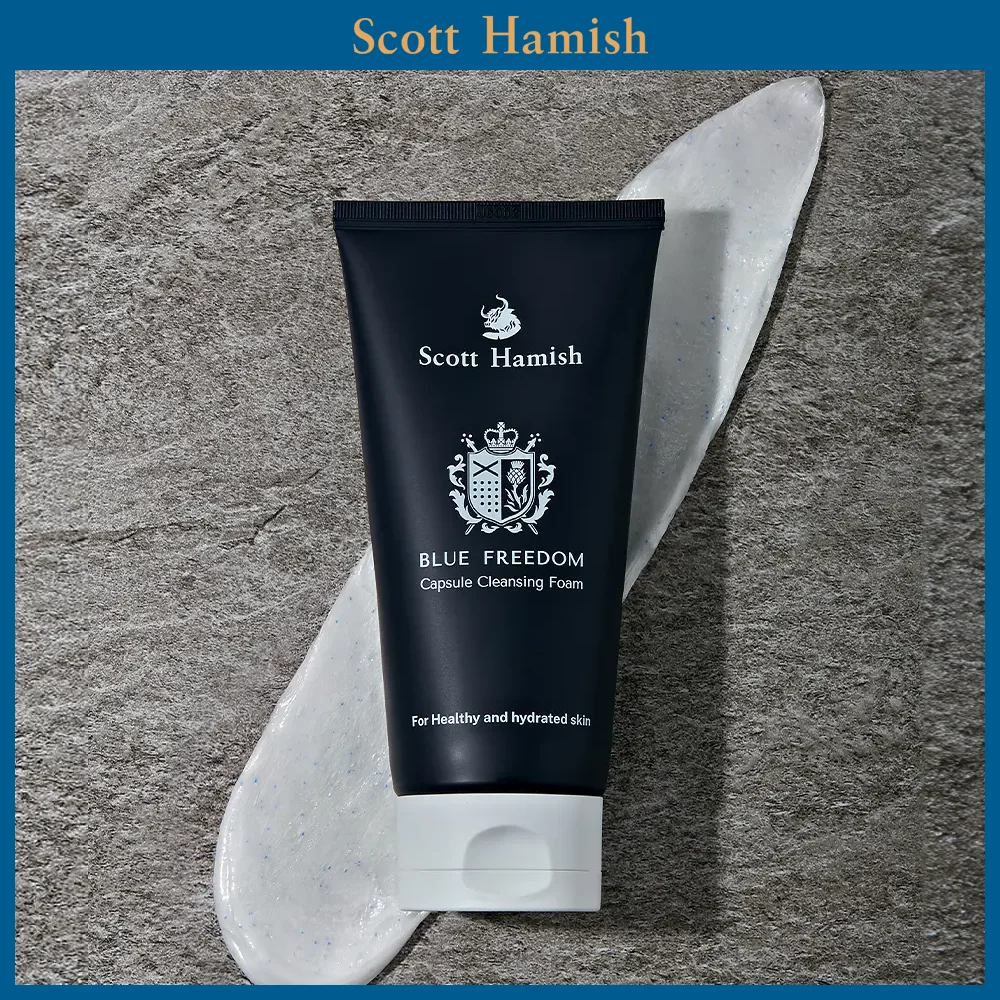 Scott Hamish 藍色 自由 膠囊 潔面泡沫 150ml