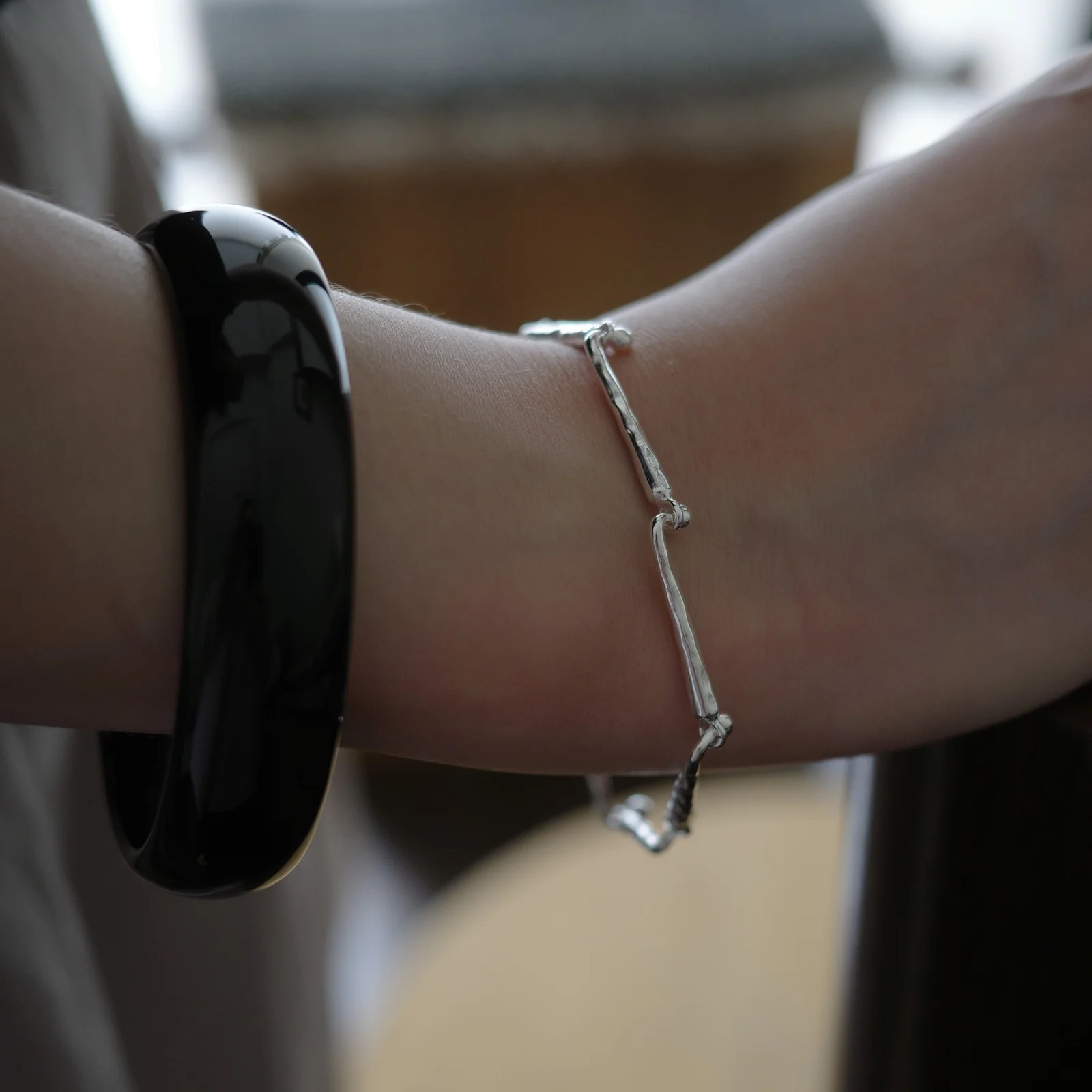 Silver Segment Bracelet