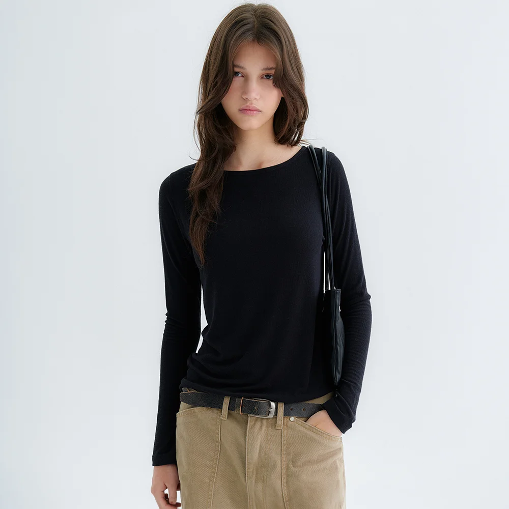 Slim Est Logo Top - Black