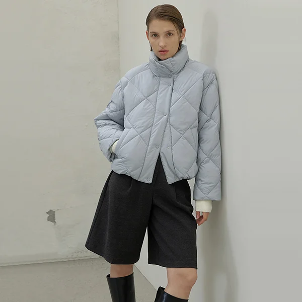 MUSE QUILTED SHORT PADDING JUMPER (JP-538)