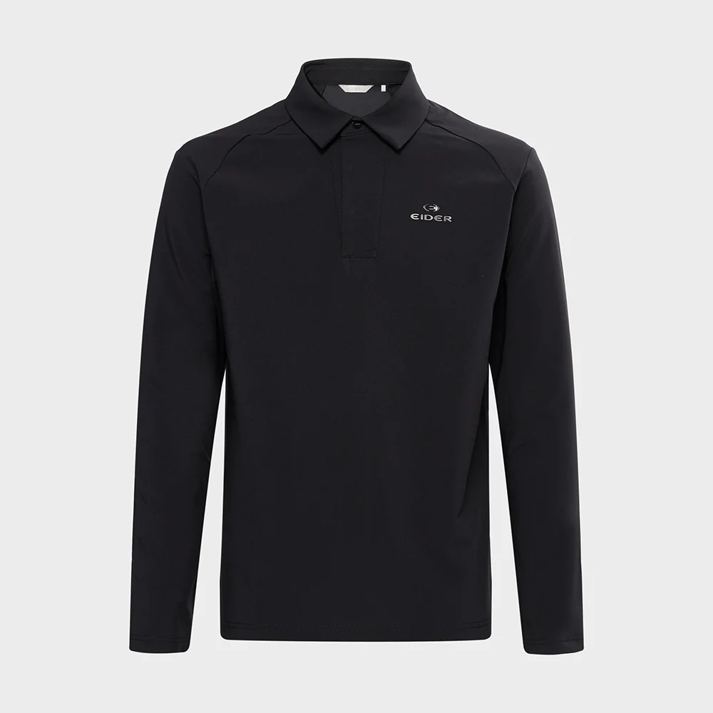 WEATHER FLEX (Weather Flex) 男裝 混合 Polo T恤_Black_DMU25225Z1