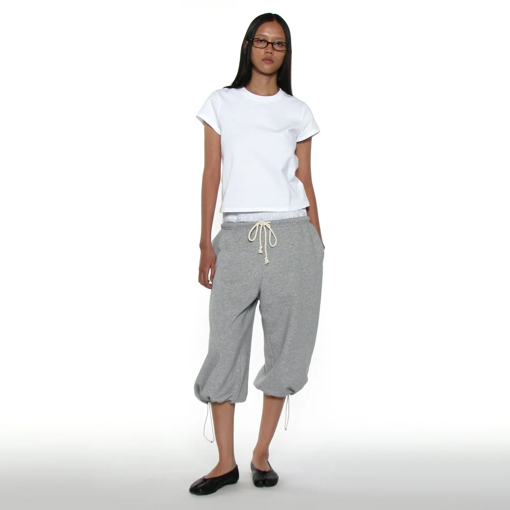 PWC WIDE LEG MIDI SWEATPANTS_MELANGE