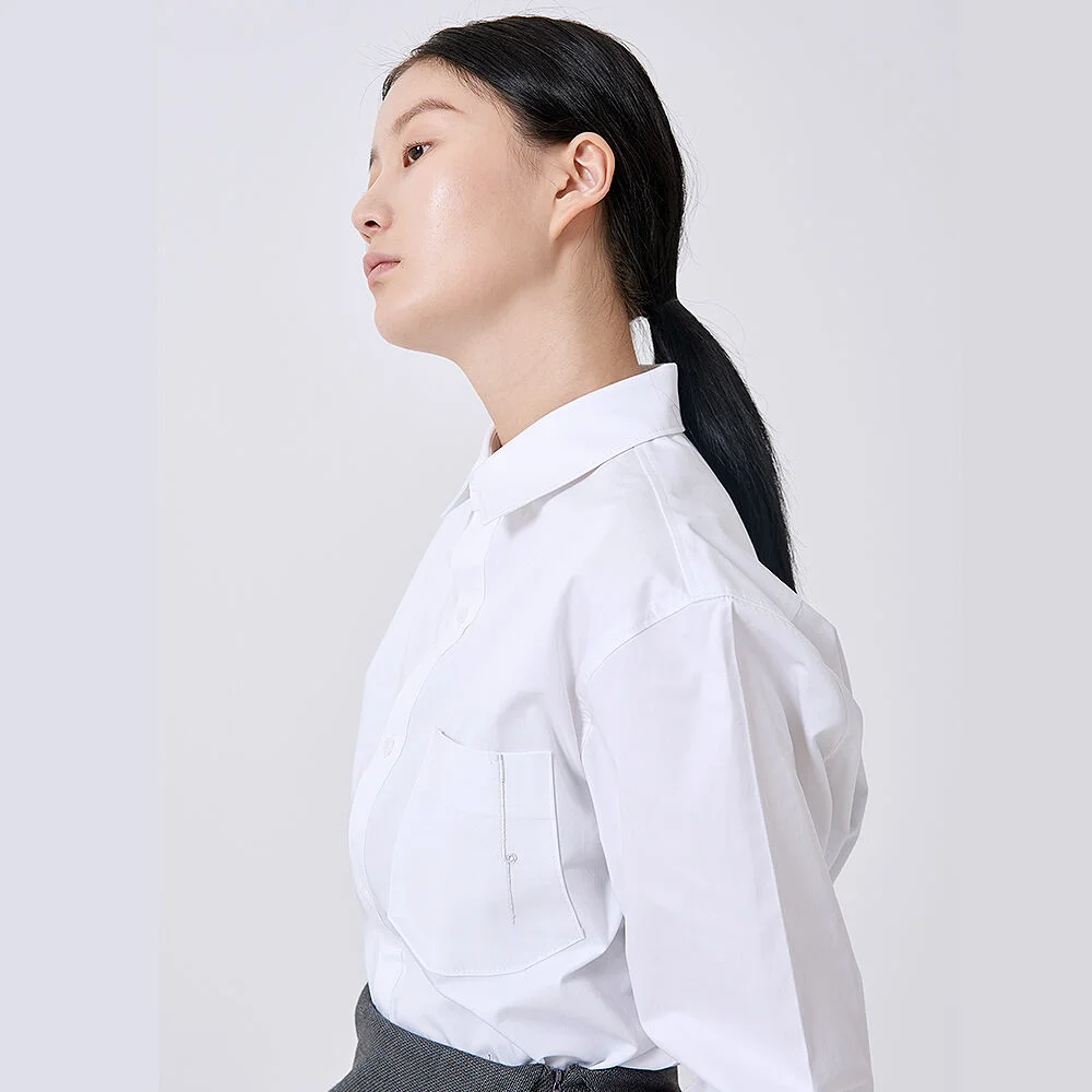 Unisex line shirts (White line)