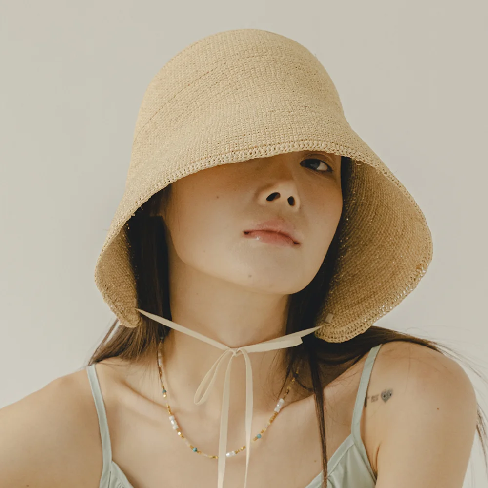 String Raffia Hat 2