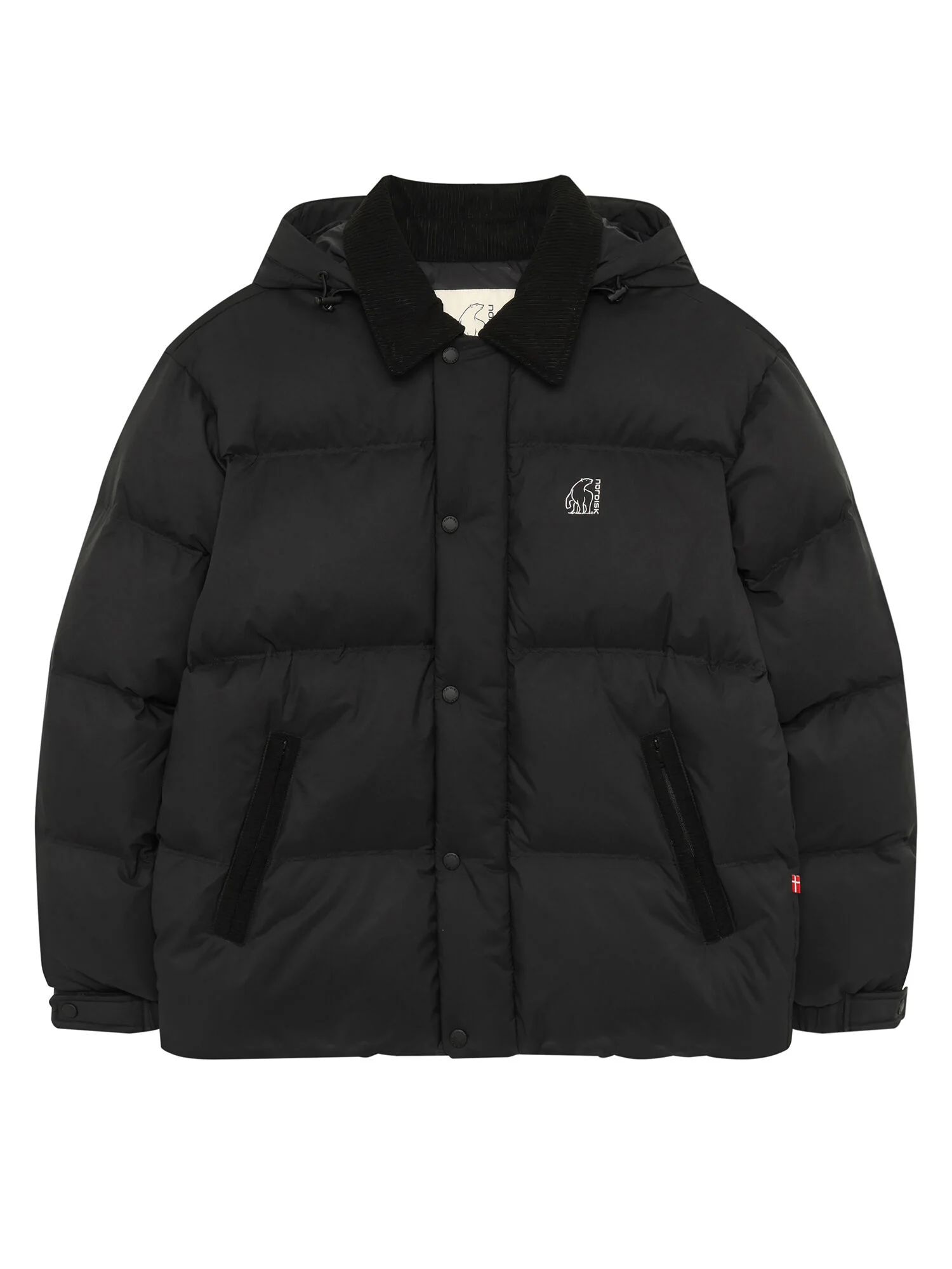 Olbor DRY 水晶羽絨 連帽衫 夾克 - M_Black OMW26517Z1