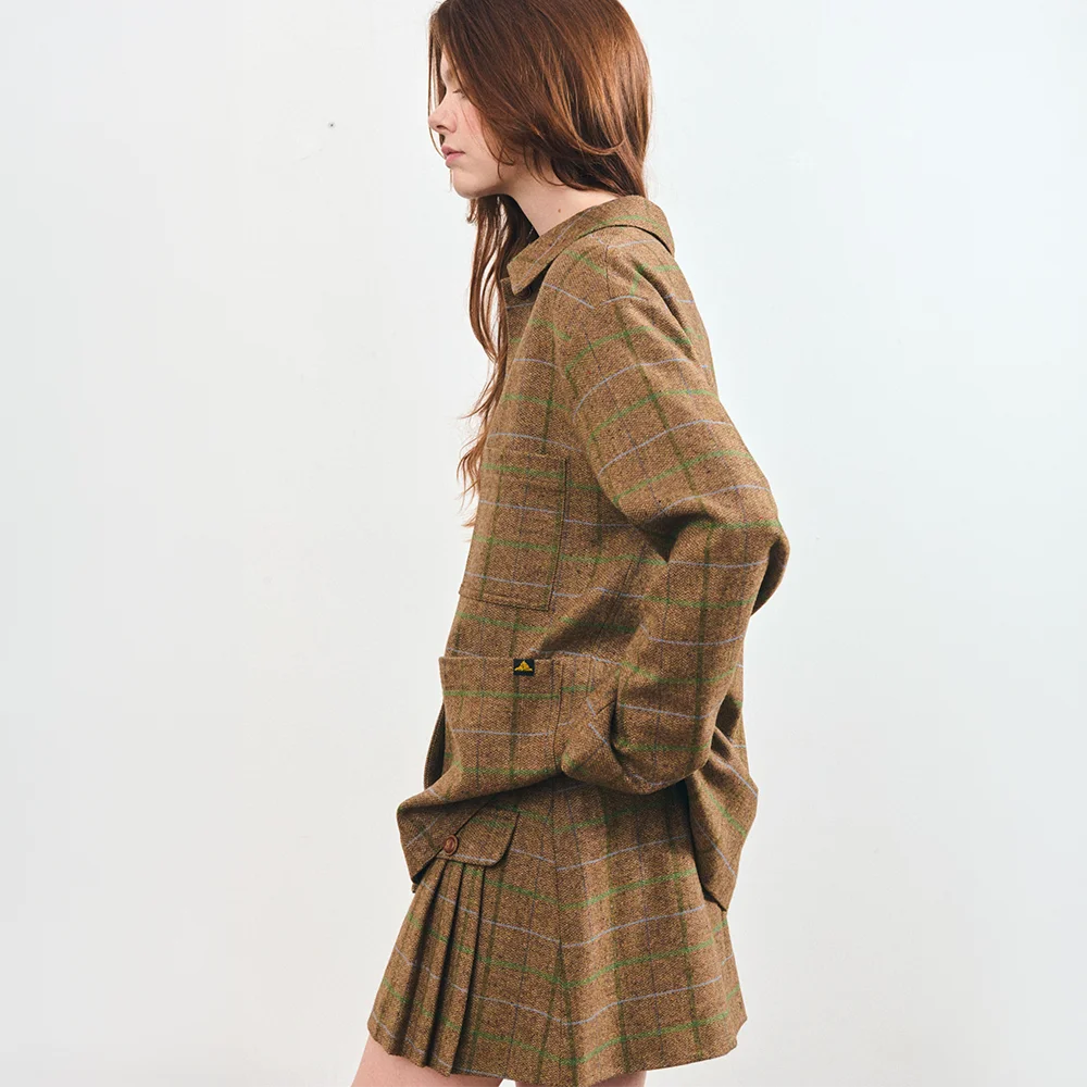 JONVAL-MINI SKIRT_Camel