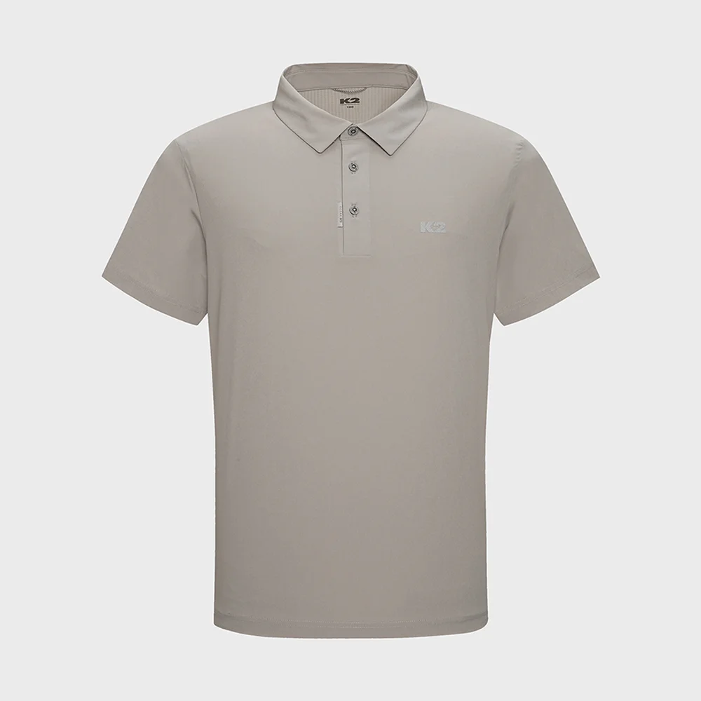 Ossak(OSSAK) SUNGUARD 短袖 Polo_D/GRAYISH BEIGE_KMM25225JS
