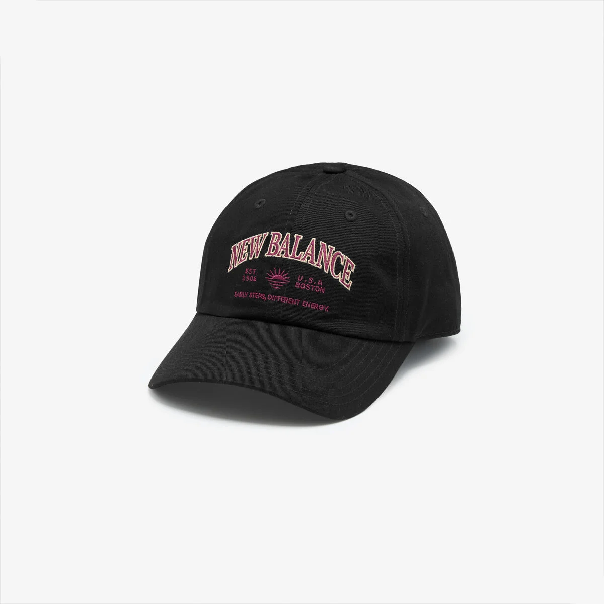 NBGDGF1106 / Morning Rave 拱形 棒球帽 (BLACK)
