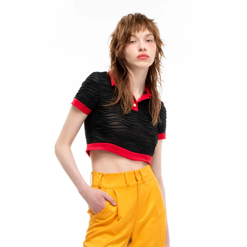 PK crop shirt