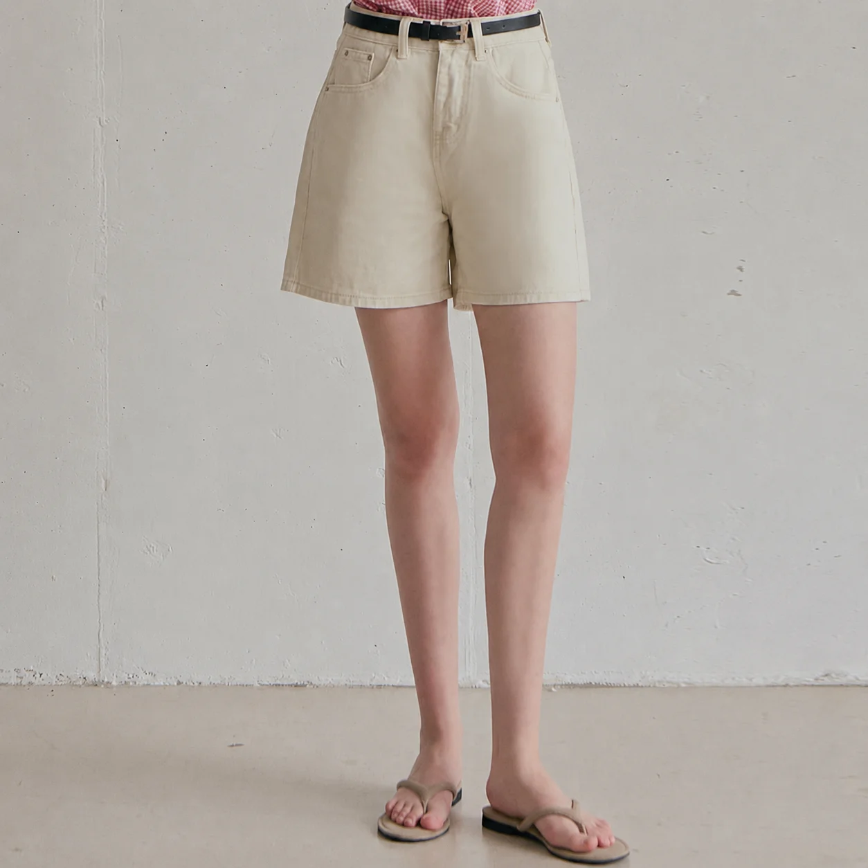 Soft cotton half pants_4 Colors