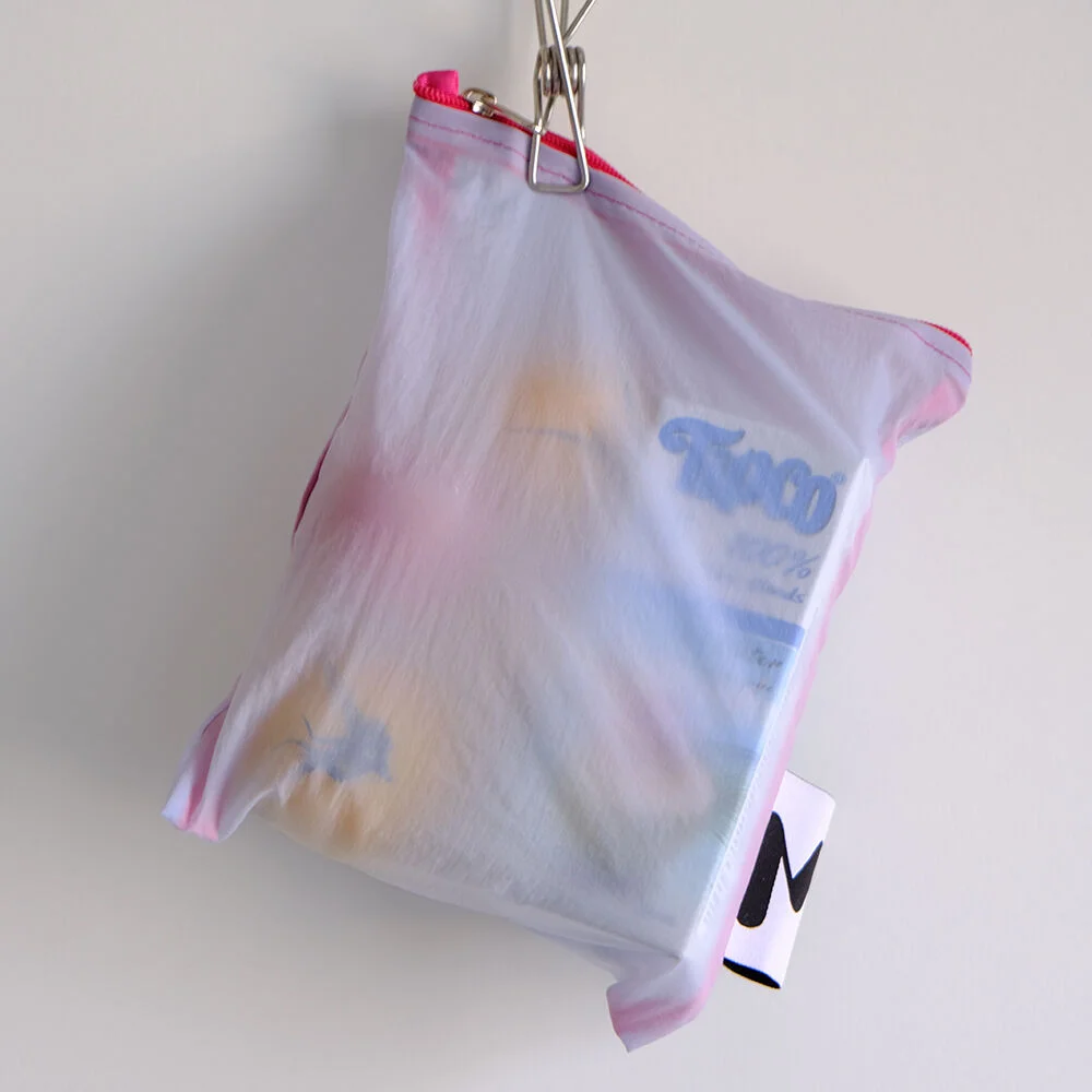 Clear Color Pouch Lychee