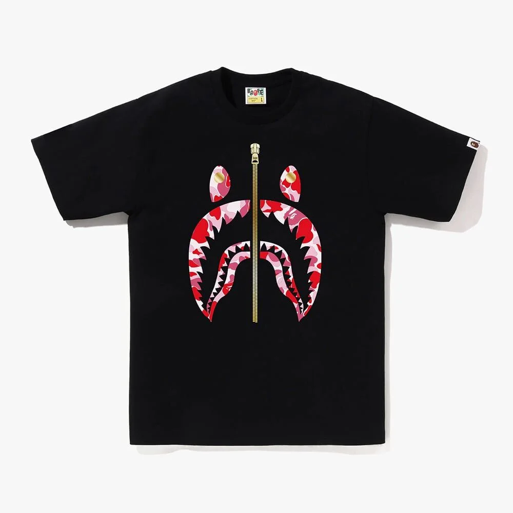 ABC 迷彩 Shark T恤(M) BLACK/PINK