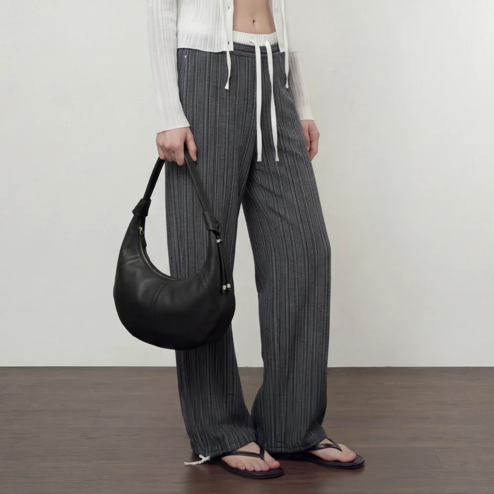 TERRE STRIPE PANTS (NAVY)