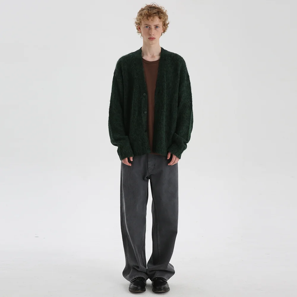 MOHAIR CARDIGAN GREEN