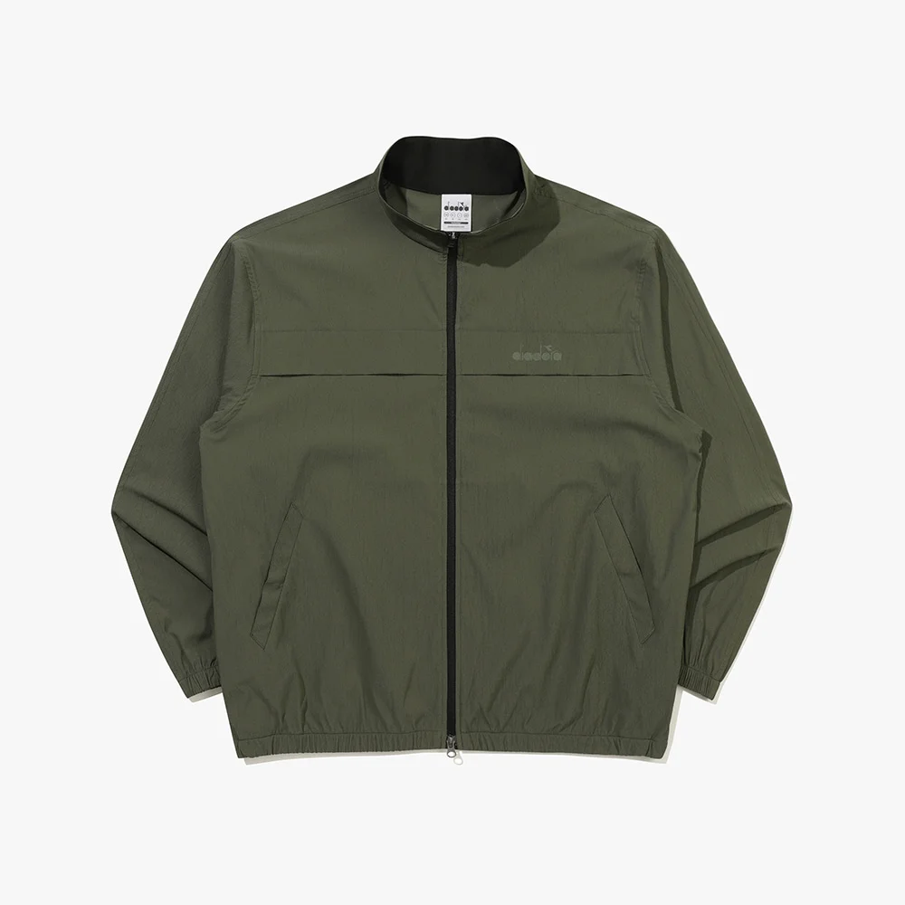 微 百褶 外套 KHAKI