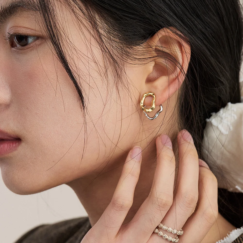 Layer Ring Earrings