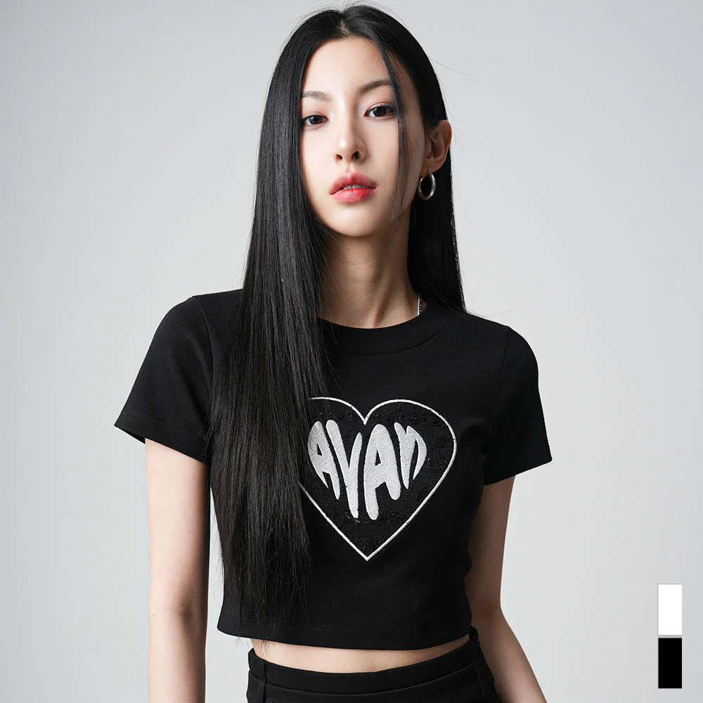 Tweed Van Heart Short Sleeve - 2COL
