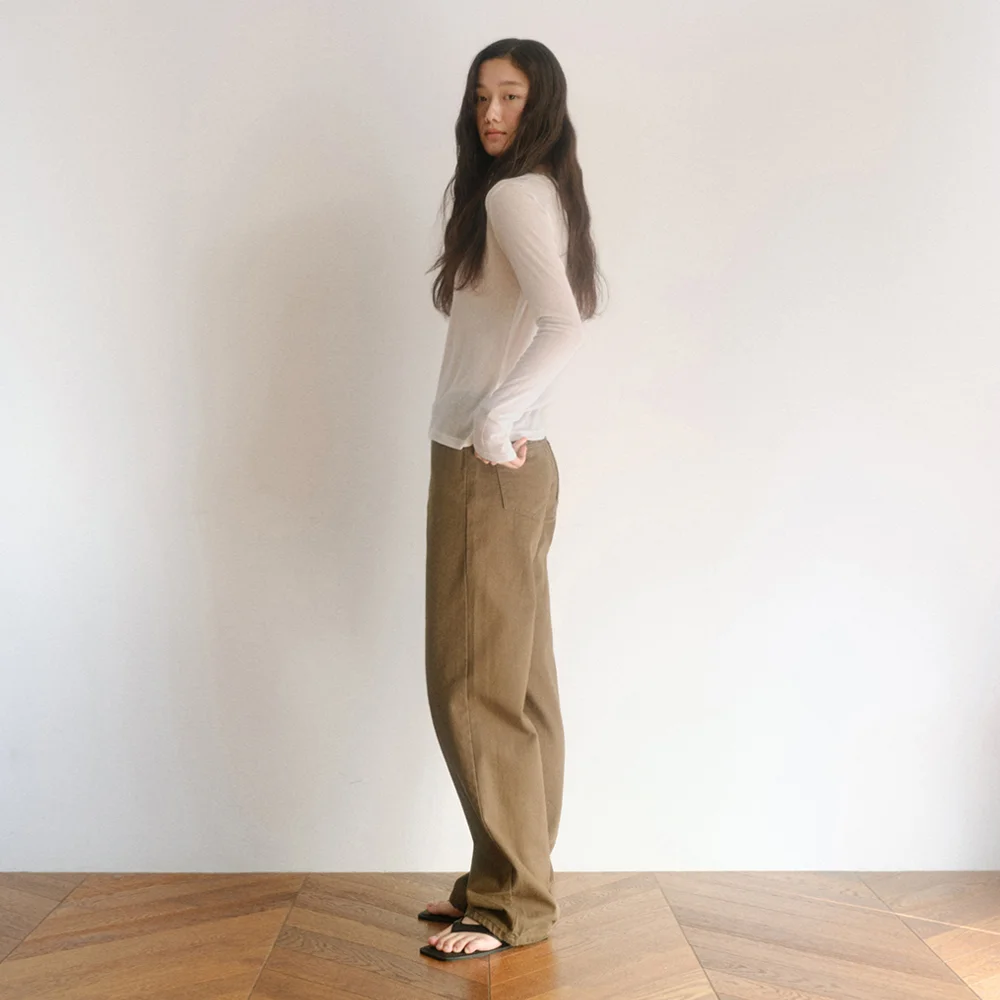 Tennis Denim_Mocha Brown