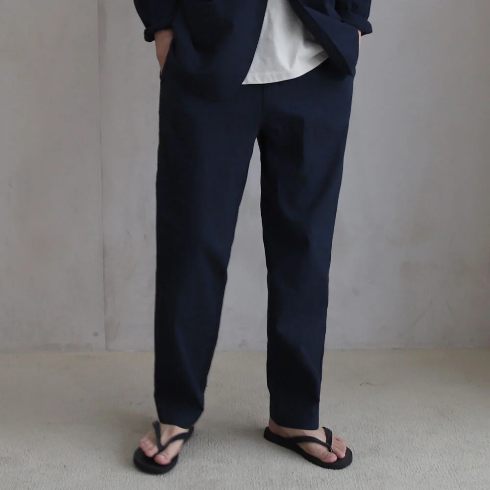 ALL WEATHE STANDARD PANTS NAVY(LINNEN)
