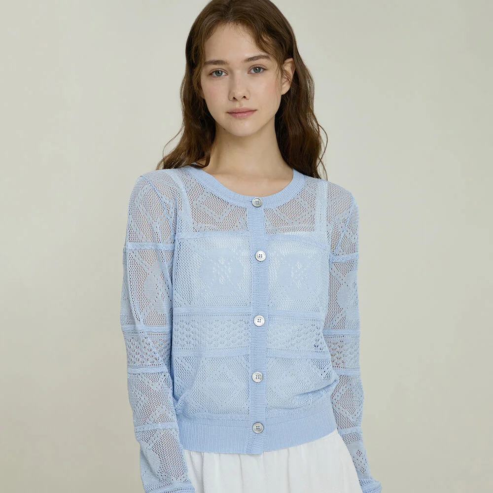 it MICHA 鉤織 針織衫 開襟外套 ITP6KCD830_3colors