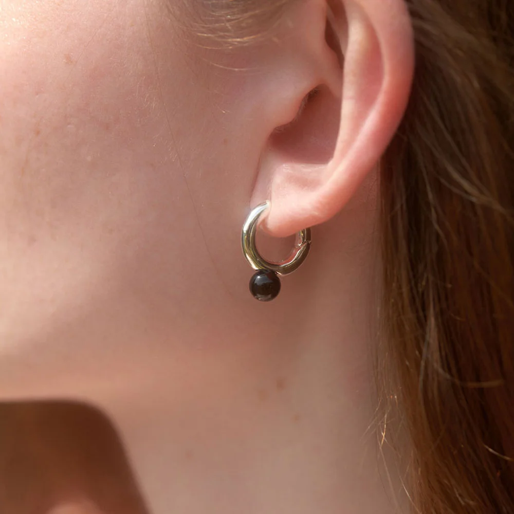 Chic Petit Gem Ring Earrings (L242MER040)