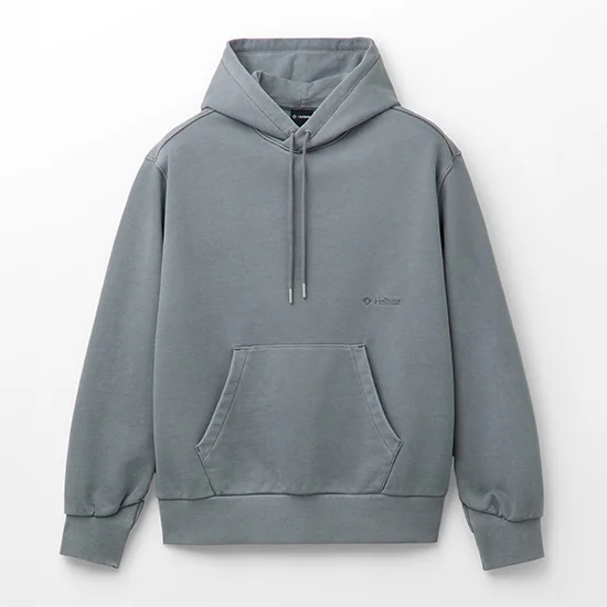 灰塵色 染色 衛衣 連帽衫_Gray
