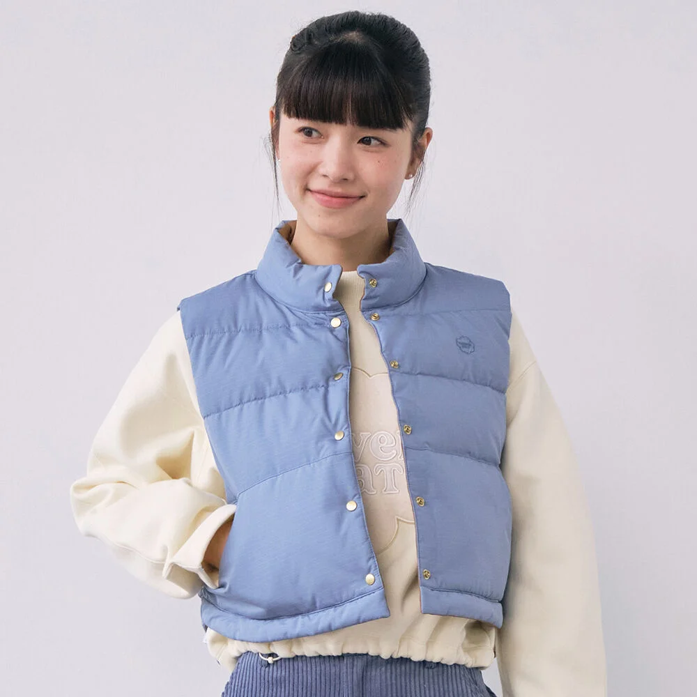 女裝 短 雙面穿 Down Sky Blue