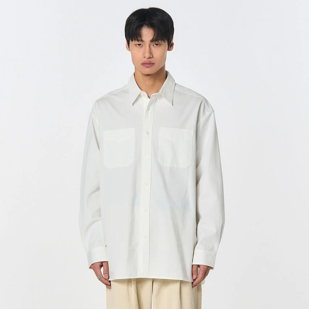 UNISEX 水洗 工裝 襯衫 / SBD4U03010