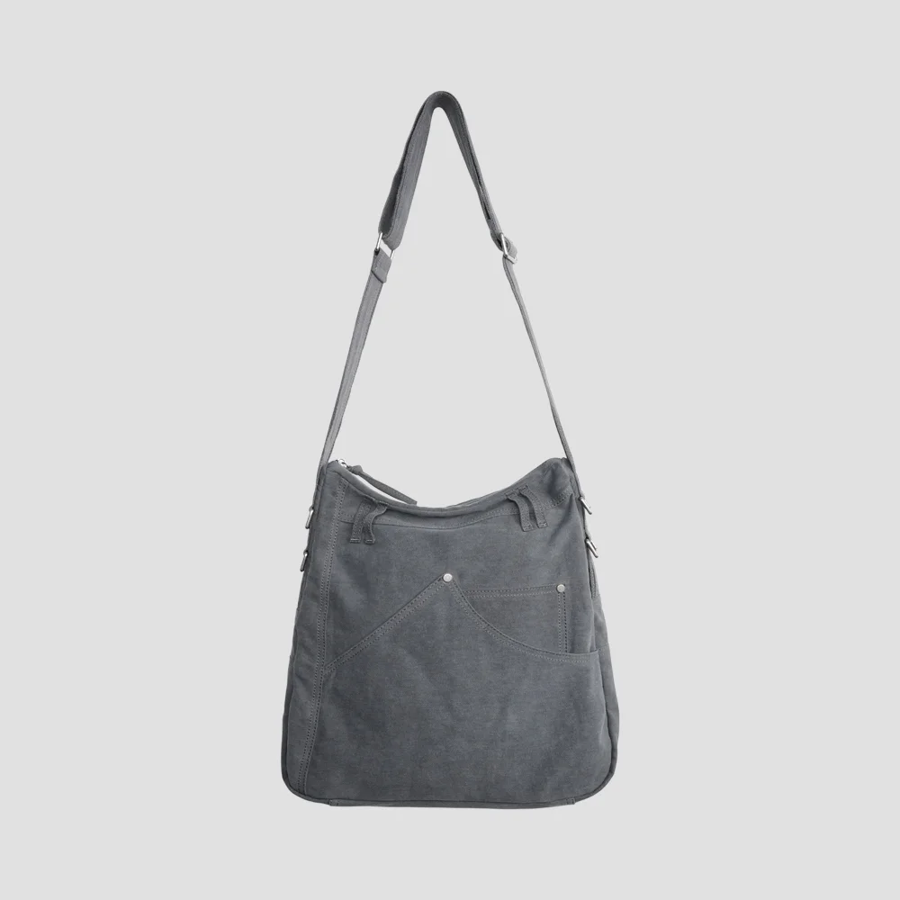 純棉 水洗 Storage 袋 GREY