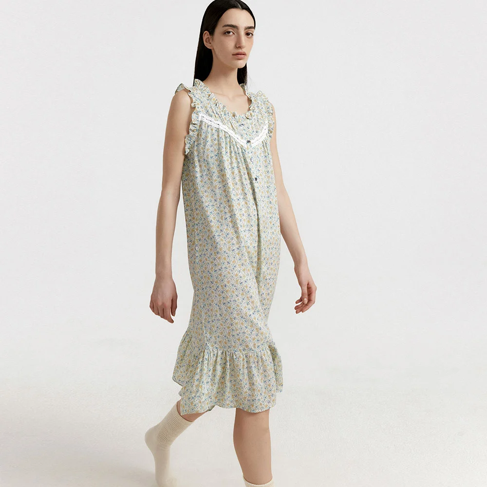 (w) English Sleeveless One-piece