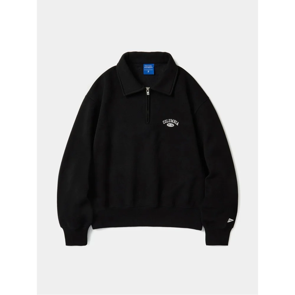 SIG ARCH LOGO WOMEN FLEECE H/ZIP SWEATSHIRTS 黑色