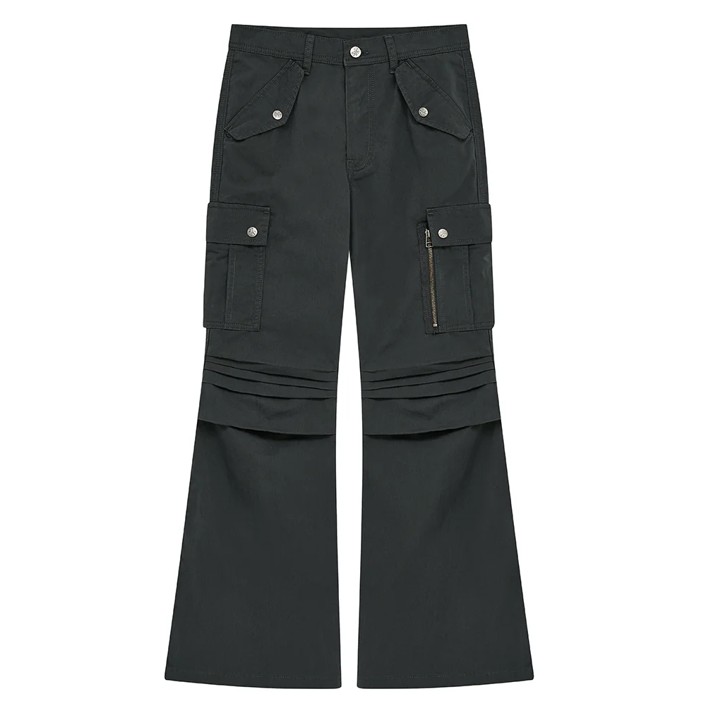sh bootcut pants (dark grey)