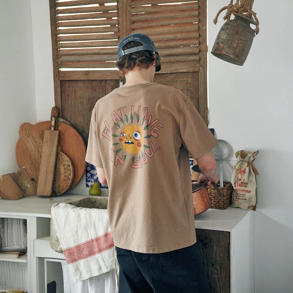 Nilo Print T-Shirts Brown