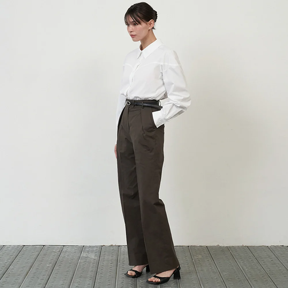 Pintuck Cotton Pants(4color)